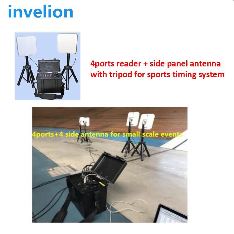 100km/h Car Road Racing Rfid Active Timing Systems Active Uhf Rfid Reader 2.4ghz/loop Antenna/active Timing Transponder for Cart